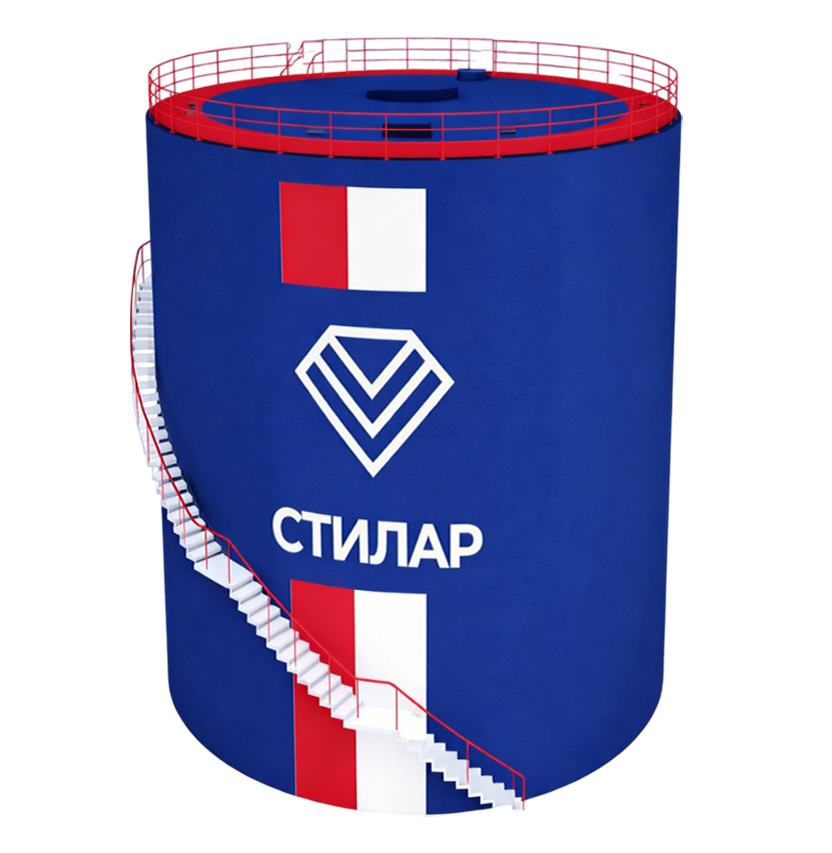 Цельносварной резервуар РВС для масла 75 м³ от завода-производителя